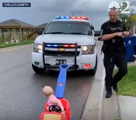 Cop Pulls Over Baby Girl And Its Adorbs Watch