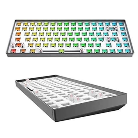 CIY84 Gaming Machine Keyboard Wired Kit Aluminum Alloy DIY Frame RGB Custom Kit Swappable Hot