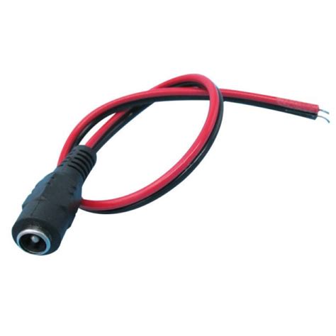 Conector Dc Hembra Mm X Mm Con Cable De Cm Guatemala