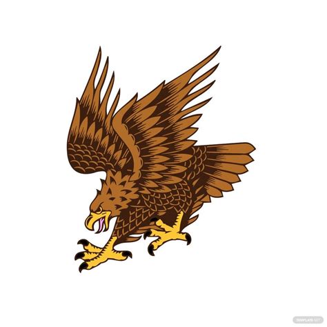 Cartoon Eagle Clipart in Illustrator - Download | Template.net