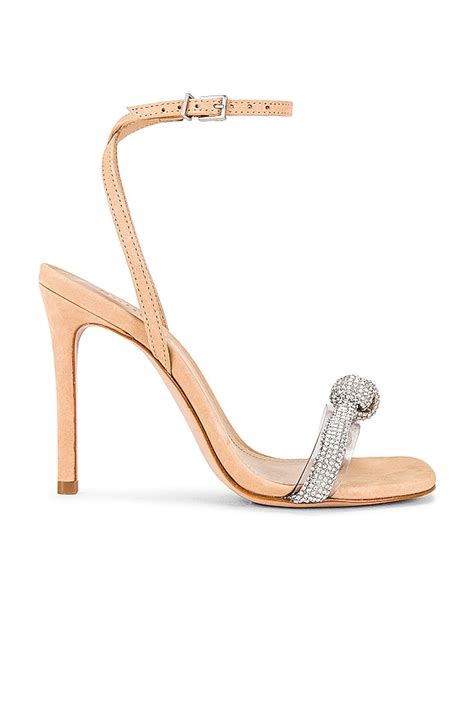 Schutz Peaky Sandal In Light Nude Revolve