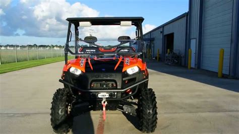 2012 Polaris Ranger 800 Xp Ho Eps Orange Madness Le With Lift And 295