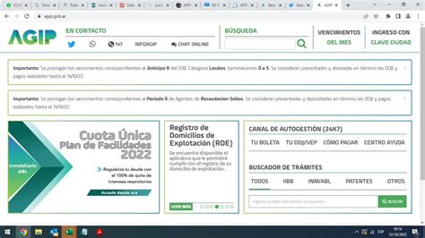 Contadores en Red on Twitter AGIP Prórroga de vencimientos CUIT 0 a 5