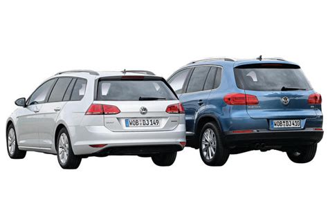 Vw Golf Variant Vs Vw Tiguan Konzeptvergleich Autozeitungde