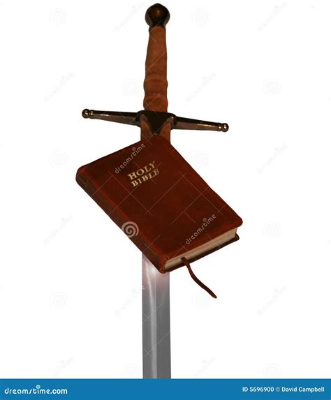 Bible and Sword stock photo. Image of double, faith, weapon - 5696900