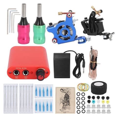 Zerone Machine Bobines De Tatouage Kit De Tatouage Complet Wrap