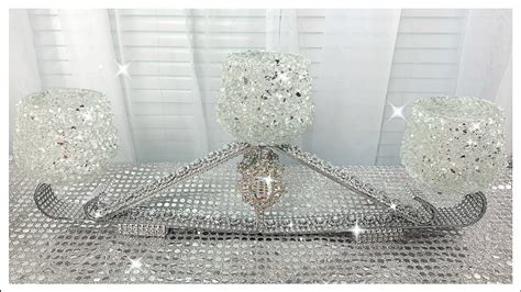 Diy Dollar Tree Glam Crushed Glass Candle Holder Totally Dazzled Gift