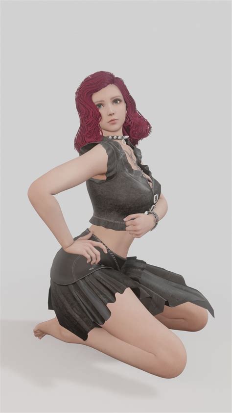 D Model Game Ready Naked Female Character Vr Ar Low Poly Cgtrader