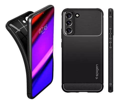 Capa Smartphone S22 Rugged Armor Proteção Completa Spigen