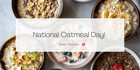 National Oatmeal Day! | Dietetic Directions - Dietitian and ...