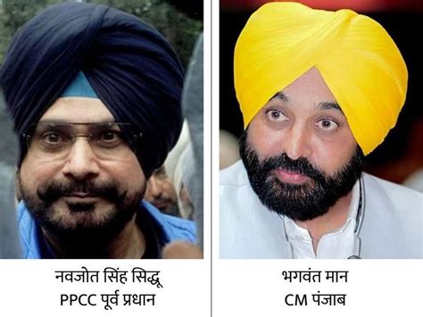 Navjot Singh Sidhu Vs Cm Bhagwant Mann Tweet War Two Marriage