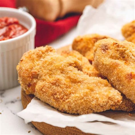 Homemade Baked Chicken Tenders - Super Crispy & Easy to Make