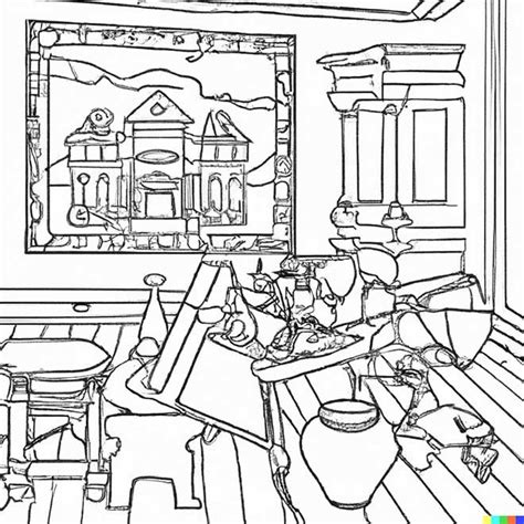 Museu Desenho Para Colorir Ultra Coloring Pages Sexiz Pix