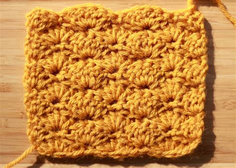 Grow Knead Pickle Sew Solid Shell Stitch Crochet Tutorial