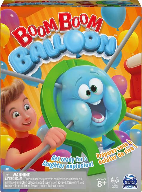 Spin Master Games Ballon Boom Boom Boom Jeu De Société Familial