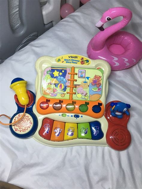 Vtech sing and discover piano educational toys, Babies & Kids, Infant ...