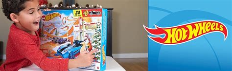 Hot Wheels Advent Calendar With 24 Surprises That Include 8 1 64 Scale Vehicles Other Cool