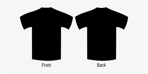 T Shirt Template Black Clip Art At Vector Clip Art Online 52 Off