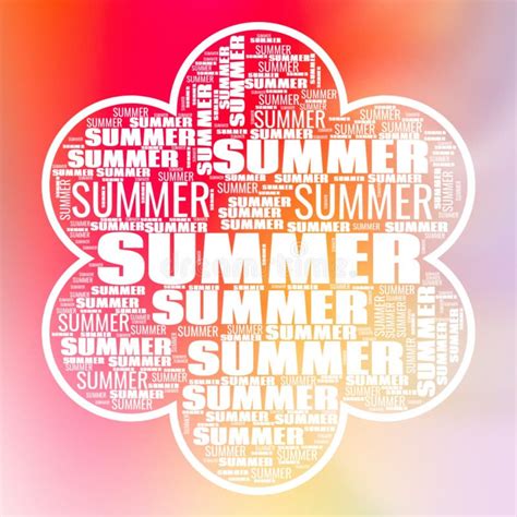 Hot Summer Cool Shapes Stock Illustration Illustration Of Shap