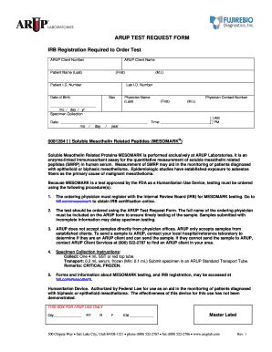 Arup Requisition Form Fill Online Printable Fillable Blank Pdffiller