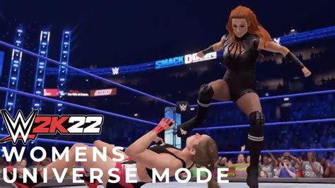 Wwe K Women S Universe Mode I Season Episode Smackdown Youtube