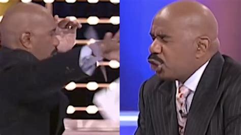 Steve Harvey Had a Shocking Outburst After ‘Family Feud’ Contestant Causes Awkward Moment