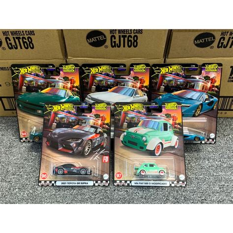 2024 Hot Wheels Premium Boulevard Mix V Toyota Mitsubishi Fiat Nissan Skyline Lamborghini