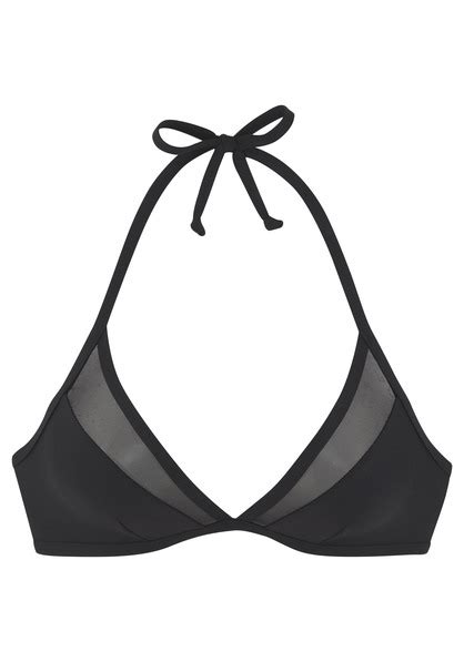 Lascana Triangel Bikini Top Mascha Schwarz Cup C D
