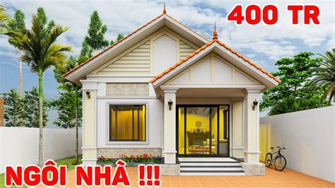 Mẫu Nhà Cấp 4 Nông Thôn 4 Phòng Ngủ Thiết Kế Đẹp Và Tiện Nghi