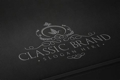 Classic Brand Logo Template | Logo templates, Classy logos, ? logo
