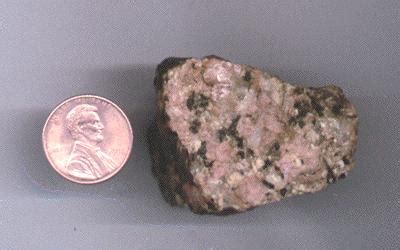 Porphyritic :a mixture of large and small crystals - perhaps a two ...