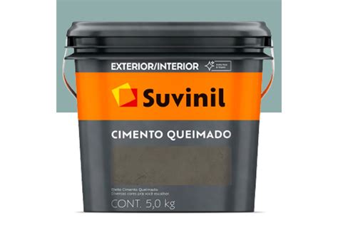 Tinta Efeito Cimento Queimado Fosco Selva De Pedra 5kg Suvinil C C