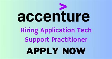 Accenture Hiring Application Tech Support Practitioner Apply Now