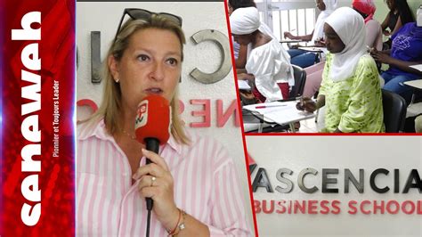 Mme Aline Destaillats Parle Du Partenariat Idg Dakar Ascencia Paris