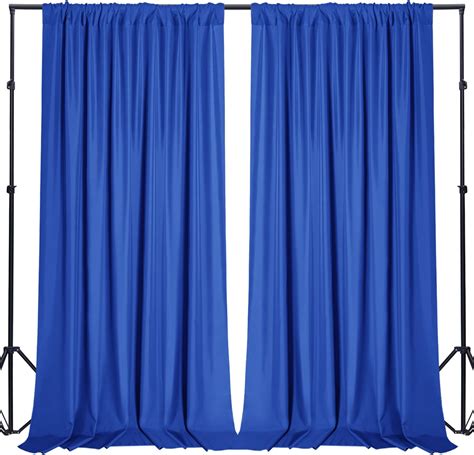 Amazon 10ft X 10ft Royal Blue Backdrop Curtain Panels For Parties