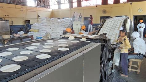 Chapati Making Machine Golden Temple Amritsar Free Food