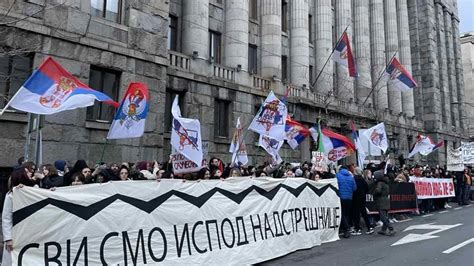 Kako Je Izgledao Protest Ispred Ustavnog Suda U Beogradu U Slikama