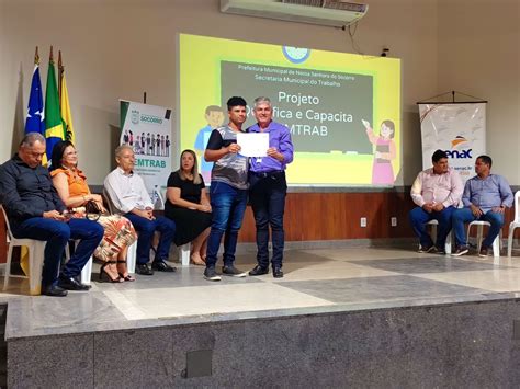 Senac Se Entrega Certificados Para Alunos De Curso Profissionalizante