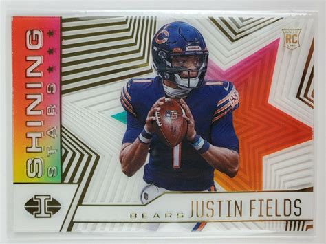 2021 Panini Illusions Justin Fields RC Shining Stars Chicago Bears