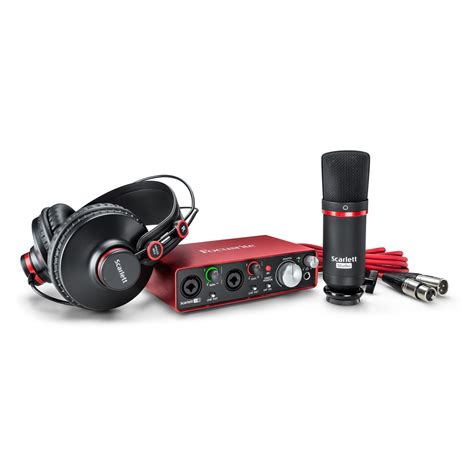 Focusrite Scarlett 2i2 Studio 2nd Gen Pack D Enregistrement Gear4music