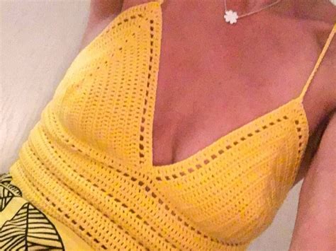 Crochet Top Boho Bikini Hippie Top Bralette Yoga Top Etsy