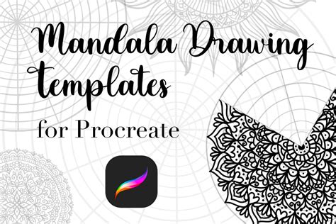 Mandala Drawing Templates For Procreate Julie Erin Designs