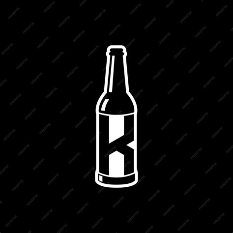 Premium Vector | Letter K bottle logo template design