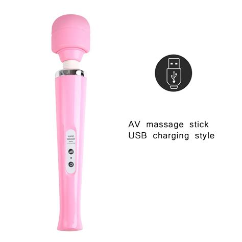 Appareil de massageGrande baguette magique vibrante pour femmes bâton