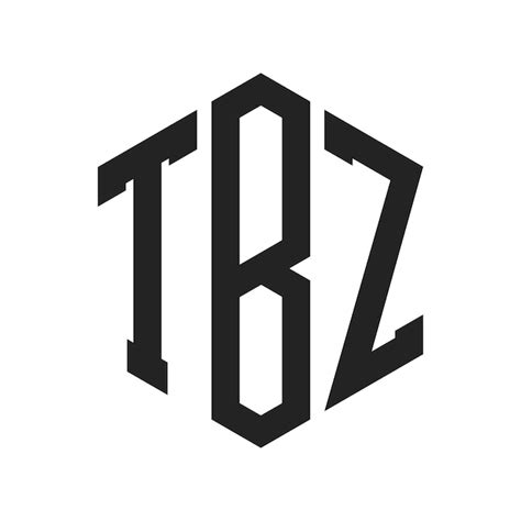 Premium Vector TBZ Logo Design Initial Letter TBZ Monogram Logo Using