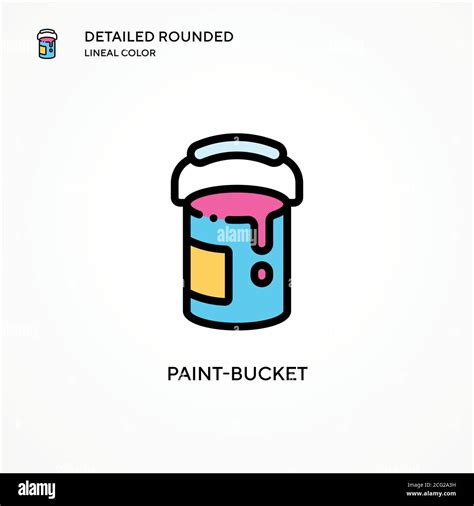 Paint Bucket Icon Vector