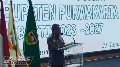 Pelantikan Pengurus Koni Kabupaten Purwakarta Telah Di Gelar Untuk Masa