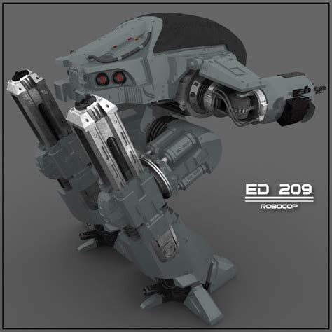 Ed 209 Second Entrance By Zoomzoom On Deviantart