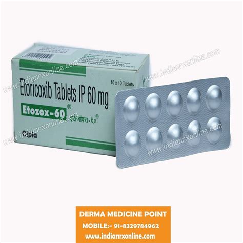 Etozox Etoricoxib Tablet Ip Packaging Type Strip Packaging Size