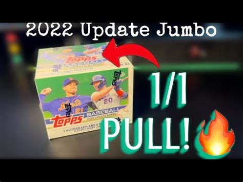 Topps Update Jumbo Box Rip Pull The Curse Is Over Youtube